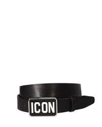 DSQUARED2 35mm Icon Buckle Leather Belt