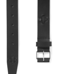 Givenchy 3cm Black Embellished Leather Belt