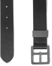 Lanvin 3cm Black Leather Belt