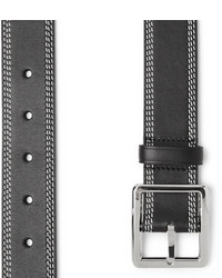 Loewe 3cm Black Leather Belt