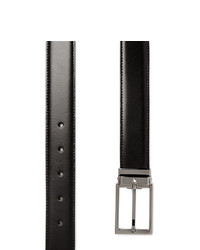 Montblanc 3cm Black Leather Belt