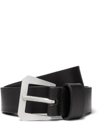 Maison Margiela 3cm Black Leather Belt