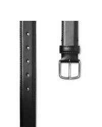 The Row 3cm Black Polished Leather Belt