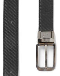 Dunhill 3cm Reversible Embossed Leather Belt
