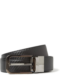 Dunhill 3cm Reversible Embossed Leather Belt