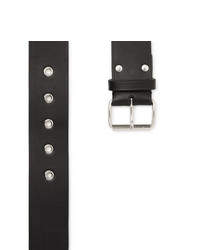 A.P.C. 4cm Black Leather Belt