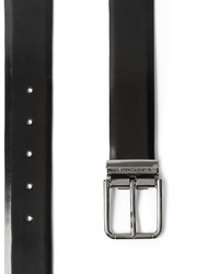 Dolce & Gabbana 5cm Black Leather Belt