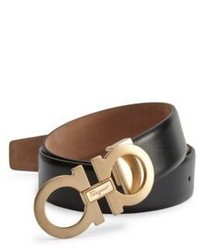 Salvatore Ferragamo Adjustable Leather Belt