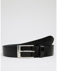 Asos Brand Smart Leather Belt In Stingray