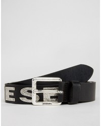 Diesel B Bold Logo Leather Belt