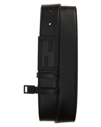 Fendi Baguette Ff Logo Leather Belt
