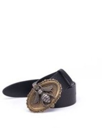 Dolce & Gabbana Bee Buckle Calf Leather Belt