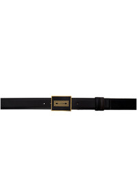 Versace Black And Brown Leather Belt