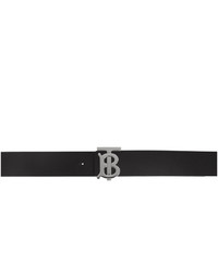 Burberry Black And Brown Tb Belt