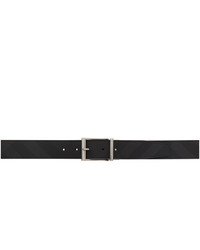 Burberry Black And Grey Check Belt