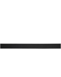 Saint Laurent Black And Silver Square Monogramme Belt