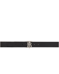 Burberry Black And Tan Tb Belt