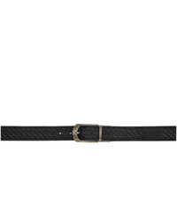 Ermenegildo Zegna Black Braided H35 Belt
