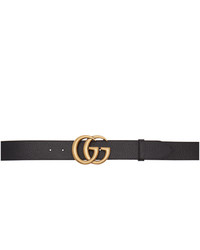 Gucci Black Gg Belt