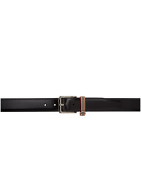Burberry Black Icon Stripe Belt