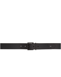 Maison Margiela Black Leather Basic Belt