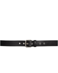 Dries Van Noten Black Leather Belt
