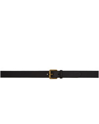 Gucci Black Leather Horsebit Belt