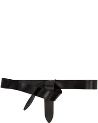 Isabel Marant Black Leather Lecce Belt