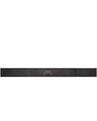 A-Cold-Wall* Black Leather Logo Belt