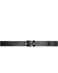 Paul Smith Black Leather Signature Stripe Roller Belt