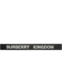 Burberry Black Logo Belt