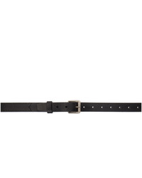 Lemaire Black Reversed Thin Belt