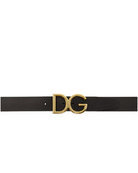 Dolce and Gabbana Black Vintage Belt