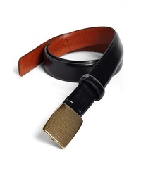 Bosca Leather Belt Black 36