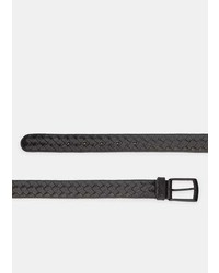 Mango Outlet Braided Leather Belt