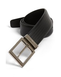 Canali Leather Belt Black 34