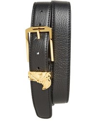 Versace Collection Medusa Leather Belt