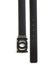 Salvatore Ferragamo Cuoio Lisci Adjustable Interlocking Gancini Leather Belt