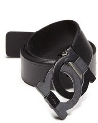 Salvatore Ferragamo Cuoio Lisci Adjustable Interlocking Gancini Leather Belt