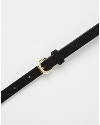 Asos Curve Skinny Faux Suede Waist And Hip Belt