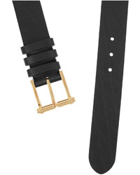 Balmain Cutout Leather Belt