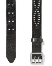 Rag & Bone Cynthia Studded Leather Belt Black