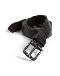 Diesel Bronti Leather Belt Black 34