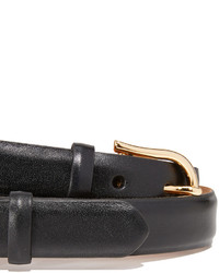W.KLEINBERG Double Buckle Leather Belt