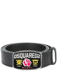 DSQUARED2 Cherry Blossom Buckle Belt
