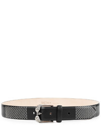 Alexander McQueen Embellished Leather Belt