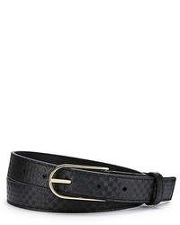 Tory Burch Embossed 1 Leather Belt