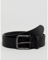 New Look Faux Leather Belt In Black