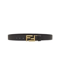 Fendi Ff Logo Reversible Leather Belt