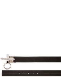 Givenchy 30mm Obsedia Leather Belt